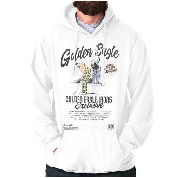 Vintage Golden Eagle Irons Golf Club Hoodie Sweatshirt Women Men Brisco Brands S