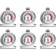 thumbnail image 1 of Termómetro de temperatura para frigorífico, esfera grande de acero inoxidable, 6 uds., para congelador, con gancho para colgar y soporte, 1 of 5