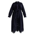 thumbnail image 3 of Free Assembly Women’s and Women's Plus Cotton Eyelet Maxi Shirtdress, Sizes XS-4X, 3 of 4