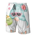 thumbnail image 4 of Goofa Summer Gnome,Cute Gnome Printed Mens Swim Trunks Summer Quick Dry Short Beach Swimwear Bathing Suits-Small, 4 of 6