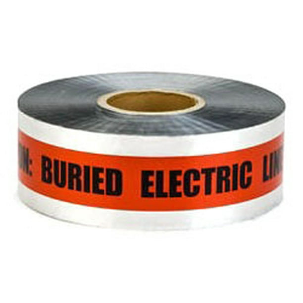 3M 406 3Inx1000Ft Red Caution Tape