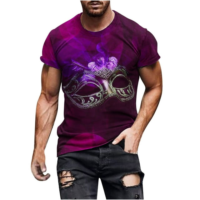 Camisetas de Verano Casuales Impresas Cuello Redondo Manga Corta, Camiseta Ligera de Algodón de Imitación para el Hogar, Diario Y el Uso de las Cuatro Estaciones