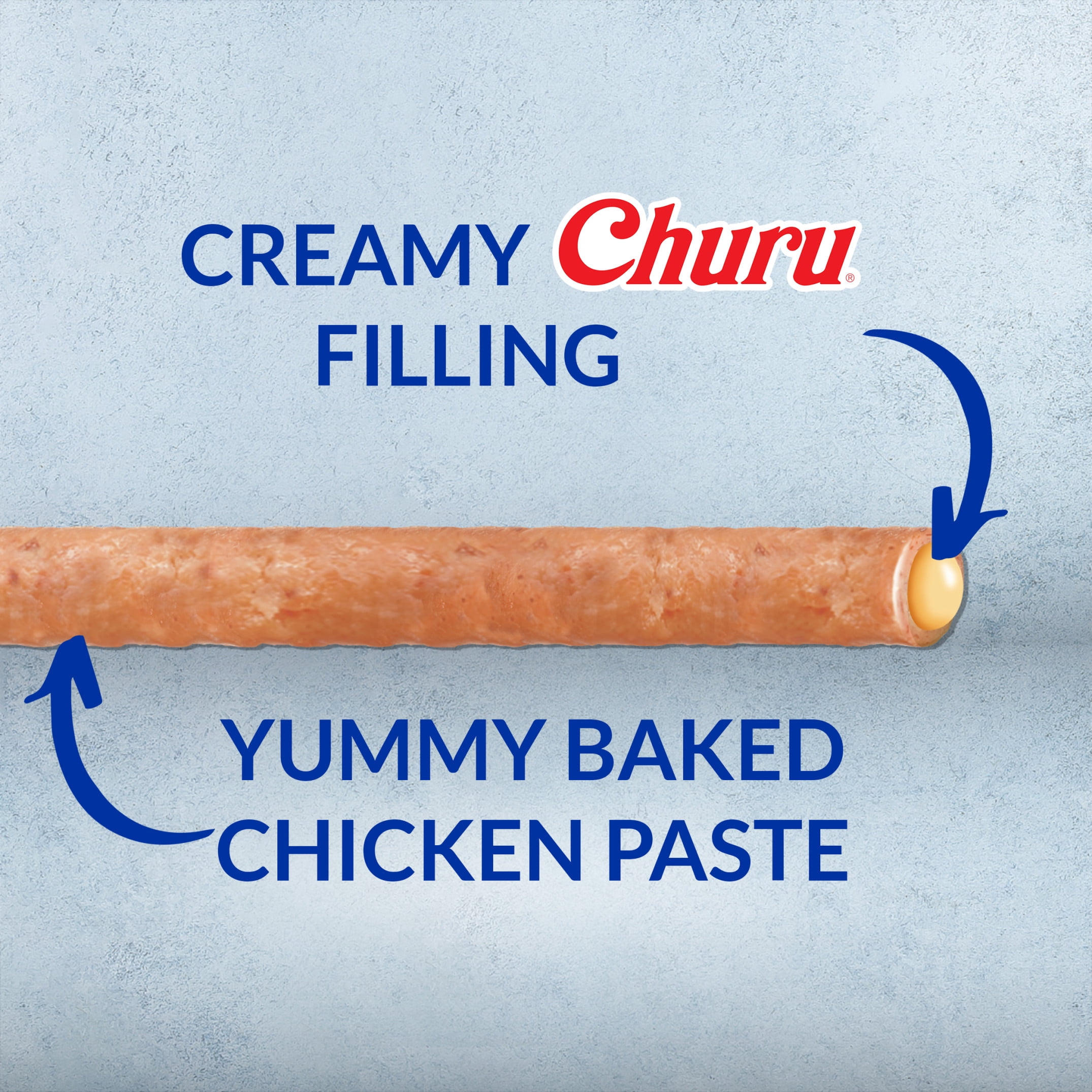 Churu Rolls for Dogs Chicken Recipe wraps Chicken Recipe (Soft Baked Chicken Filled with Churu Puree) 24 tubes (8 packs of 3 tubes)