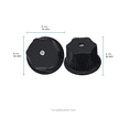 thumbnail image 4 of Regadera Fija Cuadrada CNX ABS/Acero Inoxidable, 4 of 4
