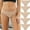 Beige 5pack, variant on Women's Seamless Panties Soft Stretch Invisibles Briefs Ladies Solid No Show Hipster Underwear 5 Pack
