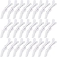 thumbnail image 1 of 24 Pack Alligator Hair Clips for Styling Sectioning, White Pro Salon Hair Clips for Barber Clips for Hair Coloring, Cutting, Hair Styling Clips Accessories- White, 1 of 5