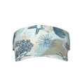 thumbnail image 3 of Balery Algae Corals and Seashells Sport Wear Athletic Visor Sun Sports Visor Hat Visor Adjustable Cap for Women and Men (One Size), 3 of 8