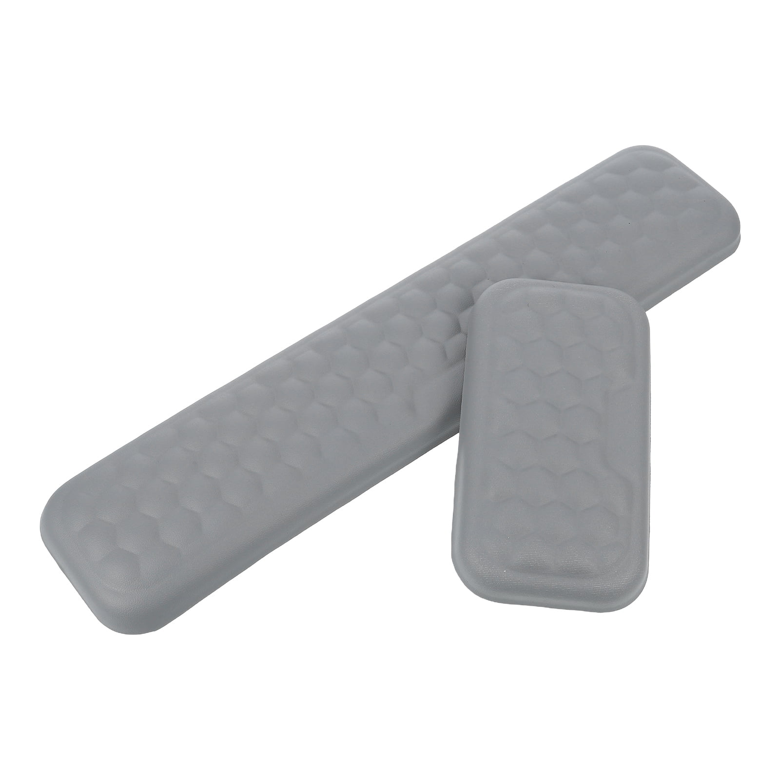 ETHZZLE 1Set Ergonomic Keyboard Wrist Rest and Mouse Pad Grey Comfortable Support for Home