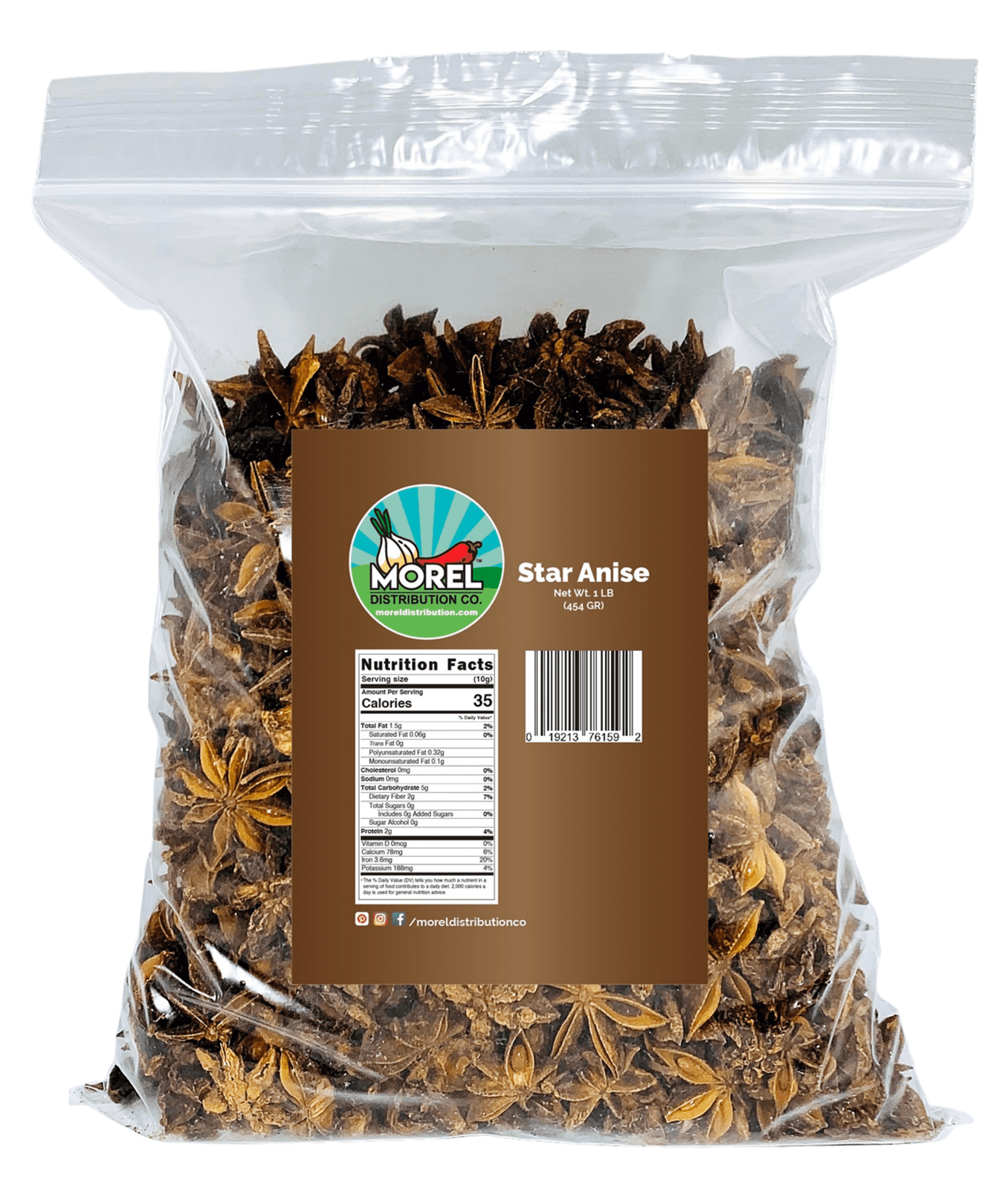 Whole Star Anise Seeds Pods (Anis Estrella) 1 lb