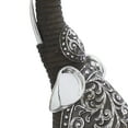 thumbnail image 6 of 8" x 38" Brown Polystone Elephant Sculpture, by DecMode, 6 of 11
