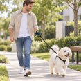 thumbnail image 5 of Wrist Worn Retractable Dog Leash, Hands Free Wrist Pet Walking Leash With Quick Lock Switch, Reflective Nylon Strap And Secure Hook For Outdoor Dog Walking And Training, 5 of 5