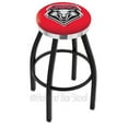 thumbnail image 4 of 36" L8B2C - Black Wrinkle Idaho Swivel Bar Stool with Chrome Accent Ring by Holland Bar Stool Company, 4 of 7