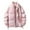 Pink, variant on Winter New Men's Stand Collar Dyed Thick Large Size Fashion Padded Jacket