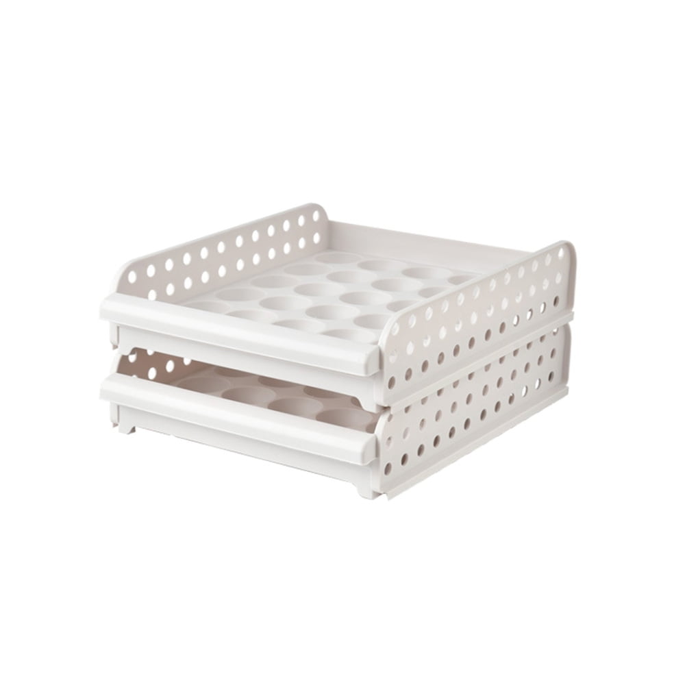 Masteelf  Egg Container Refrigerator Crisper Organizer Kitchen Drawer for Fridge