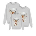 thumbnail image 3 of CONZONE Family Christmas Pajamas Set Xmas Graphic Fleece Pullover Sweatshirt for Family Soft Warm Holiday Party Homewear Loungewear Sets for Men Women And Kids, 3 of 3