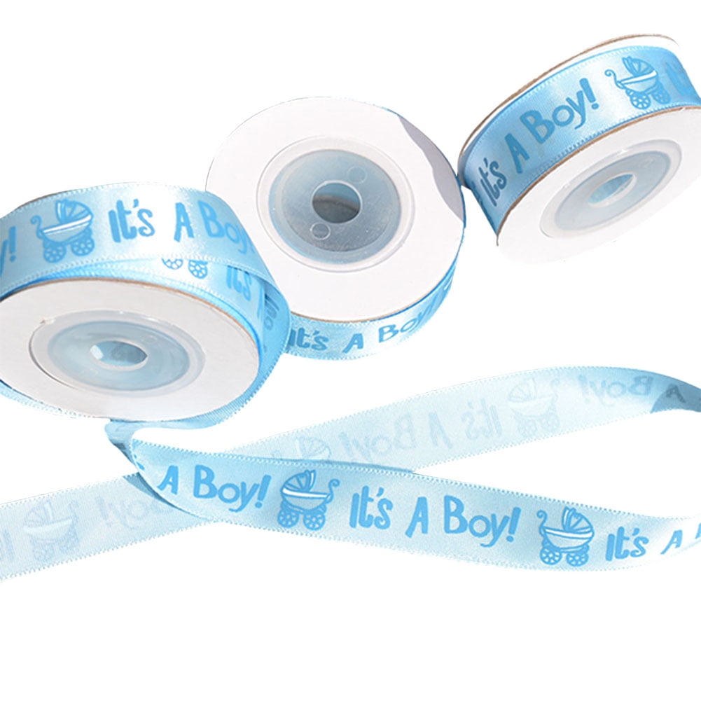 10Yards Its A Boy/Girl Satin Ribbon Baby Shower Birthday Party Decor Gift WrapST 