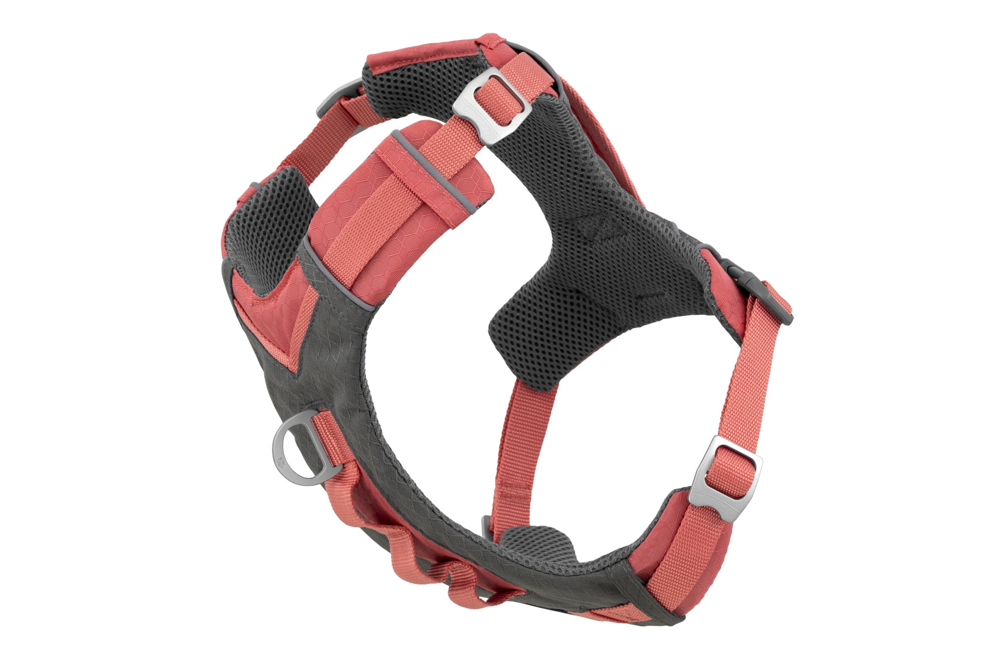 Kurgo Journey Air Dog Harness, Reflective, Padded, No Pull Front Clip and Control Handle, Coral, S