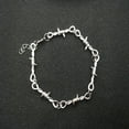 thumbnail image 4 of Barbed Wire Gothic Thorns Choker Bracelet Punk Hip Hop Rock Alloy Jewelry Gift For Women Girls Men, 4 of 5