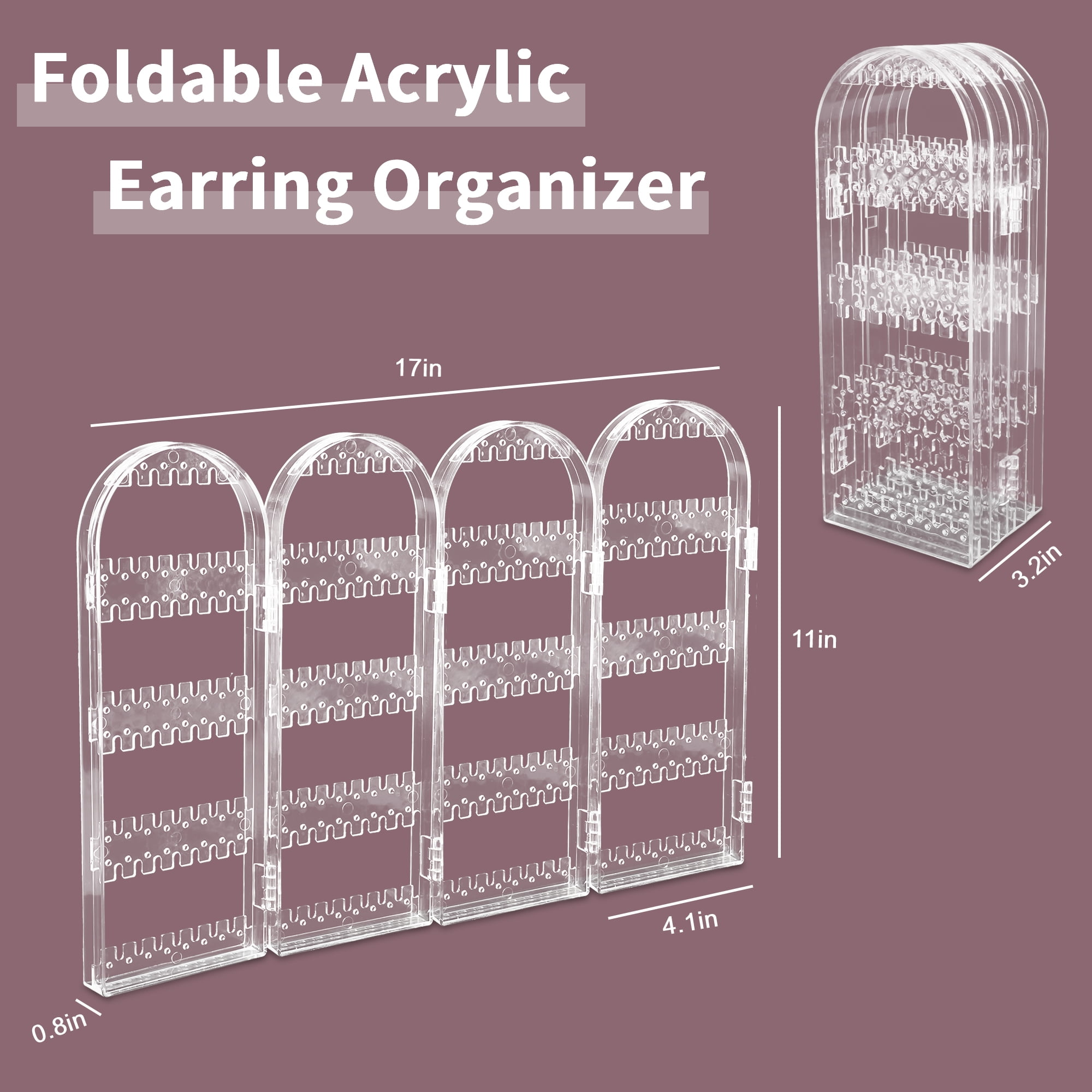 Earring Holder Organizer Slat iOrganize®, 14-inch