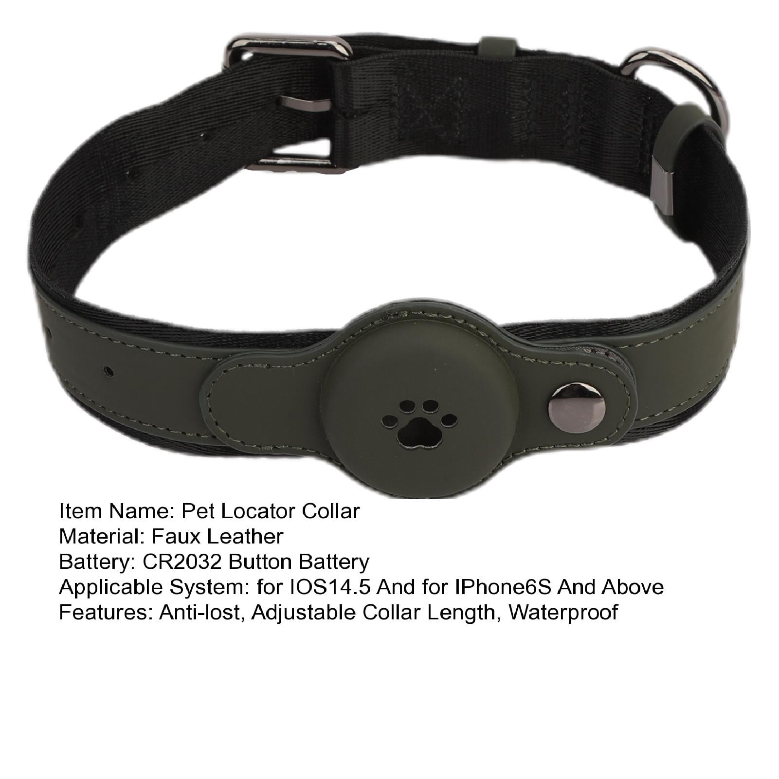ZTGD Waterproof Dog GPS Tracker Collar for IOS Lightweight Long Battery Life Real-Time Anti-lost Pet Locator Fits Small Medium Large Dogs
