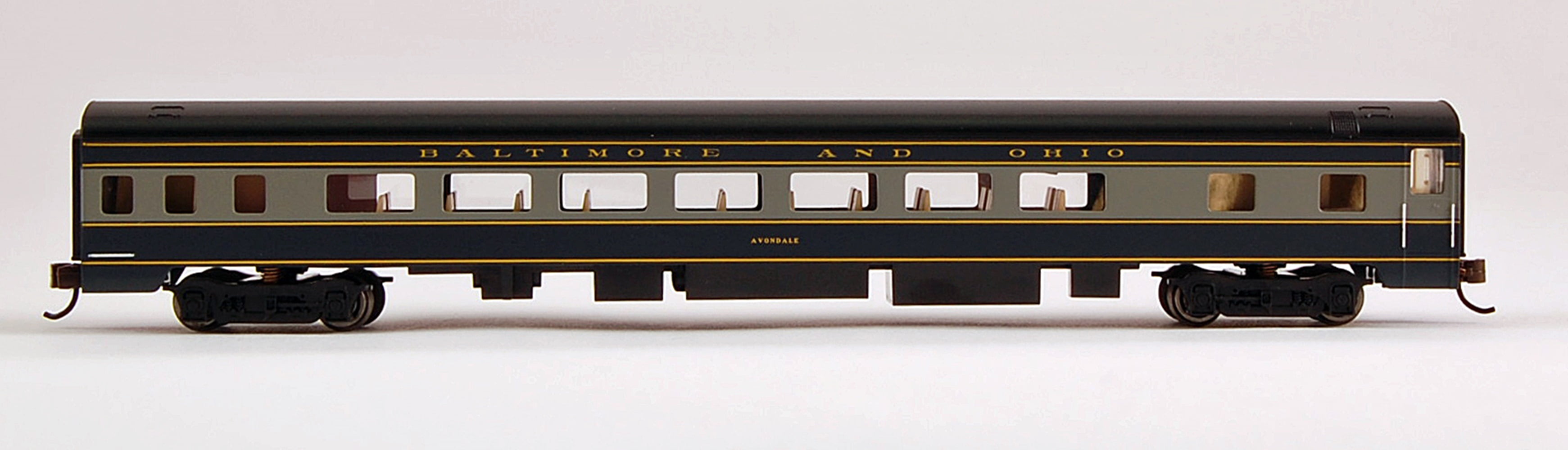 Bachmann N Scale Train 85' Smooth Side Coach B&O 14253 - Walmart.com ...