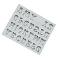 thumbnail image 2 of Monstrate Molde de silicona para manualidades, interesante alfabeto, número, Sugarcraft, accesorio moldeador, Fondant, herramienta de Herramientas y accesorios para hornear Letras mayúsculas, 2 of 6