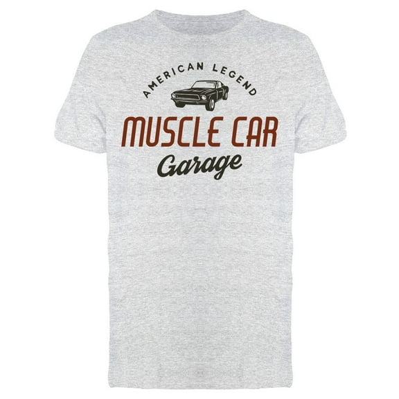 Muscle Car Garage, Retro Tee Men's -Image by Shutterstock