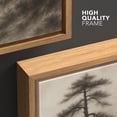 thumbnail image 5 of Large Framed Canvas Print Pine Tree Wall Art Rustic Farmhouse Decorative for Living room Bedroom - 60"x30" Natural Frame, 5 of 7