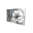 thumbnail image 1 of Fleurs Monochromes et Argentées - Toile 24"x36 Pouces - Impression à la Demande, 1 of 5