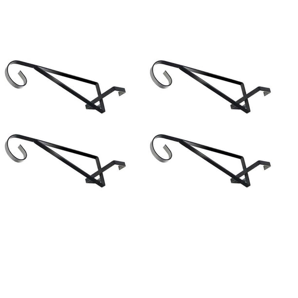 Xihbxyly Soporte para Cesta Colgante, Soporte de Hierro Resistente, Diseño Inoxidable, Soporte para Maceta de Jardín, para Farol o Carillón de Viento, Decoración de Jardín Al Aire Libre, Fácil Instal