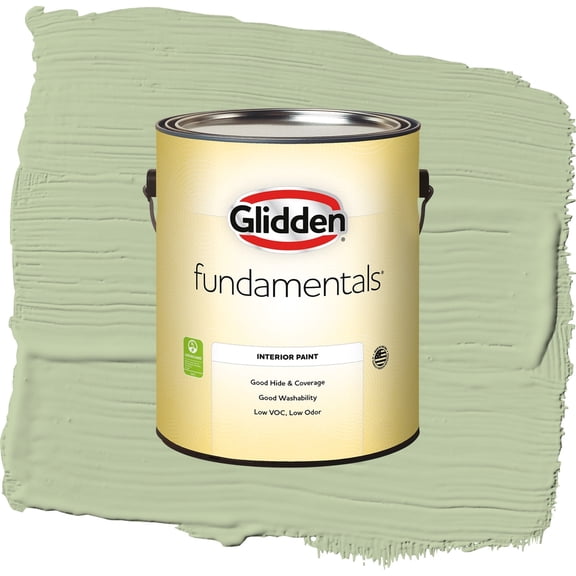 Glidden Fundamentals Quaking Grass / Green, Eggshell Interior Paint, 1 Gallon