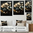 thumbnail image 4 of Designart Blue And Gold Tulips III Canvas Wall Art, 4 of 5