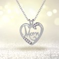 thumbnail image 3 of Clearance Jewelry Under $5 VerPetridure Heart Shaped Crystal Pendant Necklace Jewelry Mother's Day Gift For Mom, 3 of 4