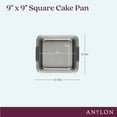 thumbnail image 7 of Anolon Advanced Bakeware Nonstick Square Cake Pan, 9-Inch x 9-Inch, Gray, 7 of 7