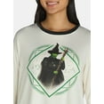 thumbnail image 4 of Wicked Women’s and Women’s Plus Elphaba Print Pajama Set, 2-Piece, Sizes XS-2X, 4 of 5