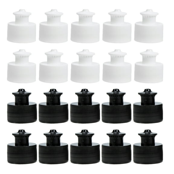 LEORX Water Bottle Top Replacement 40Pcs Assorted Color Pe Sports Bottle Lids