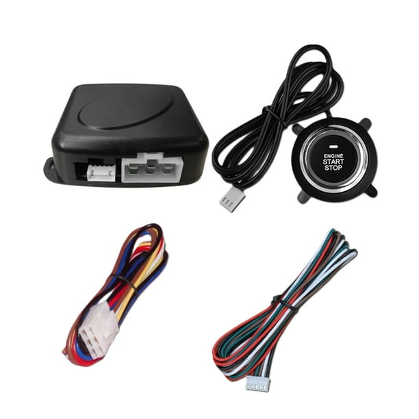 Ygjytge 12V Car One Key Start System Control Remoto Entrada Sin Llave Accesorios para Automóviles