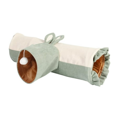 OOKWE Bunny Tunnel Rabbit Tubes 3 Way Tubes Pet Toy Animal Activity Hideout for Pets