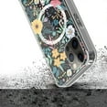 thumbnail image 4 of For Apple iPhone 13 Pro (6.1") Hybrid Flower Design Stylish Fashion Cases MagSafe Compatible Hard PC Shockproof Cover ,Xpm Phone Case [ Wildflower ], 4 of 6
