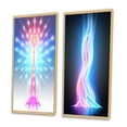 thumbnail image 3 of Designart "Light Expansion Abstracted Consciousness" Abstract Shapes Framed Wall Art Set Of 2 - Transitional Blue Gallery Wall Frame Set For Home Decor, 3 of 6