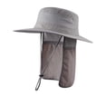 thumbnail image 2 of Sun Hat Upf 50+ Wide Brim Bucket, Breathable Fishing Hat with Neck Flap, Summer UV Protection Hat for Men and Women, 2 of 6
