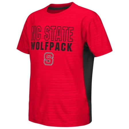 - NCSU NC State Wolfpack Youth Tee Performance Poly Logo T-Shirt