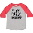 thumbnail image 3 of Inktastic Hello, I'm New Here Boys or Girls Toddler T-Shirt, 3 of 5