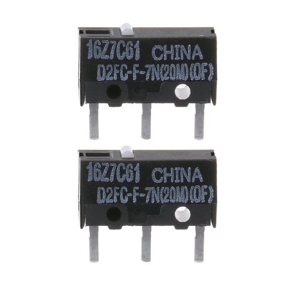 2Pcs Original Mouse Micro D2FC-F-7N (20M)(OF) Microswitch Set