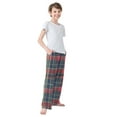 thumbnail image 4 of FORMRS Kids Pajama Pants with Pockets Size 13-14Y Boys Lounge Sleep Bottoms, Warm Tartan Mosaic, 4 of 8