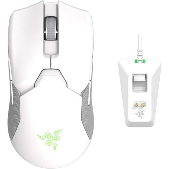 Refurbished - Razer Viper Ultimate Wireless Optical Gaming Mouse with Charging Dock - Mercury - B Grade