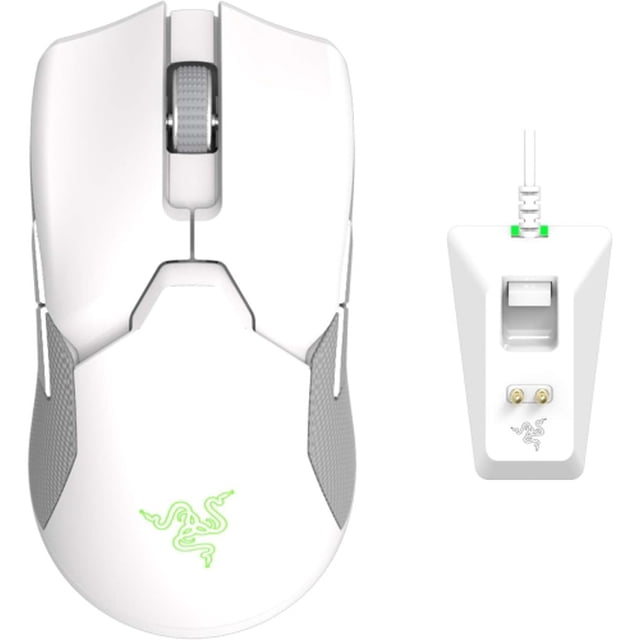Refurbished - Razer Viper Ultimate Wireless Optical Gaming Mouse with Charging Dock - Mercury - B Grade