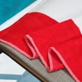 thumbnail image 7 of Superior Cabana Cotton Towel/ Chaise Lounge Chair Cover Set of 2, Red, 7 of 7