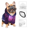thumbnail image 3 of Balery Purple Moon Tree Night Sky Sudadera con Capucha para Perros Pequeños – Ropa para Mascotas, Disfraz para Perros y Gatos, Ideal para Fiestas y Cosplay-X-Small, 3 of 7