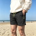 thumbnail image 2 of XFeng Men's 2 in 1 Swim Trunks, Print Board Shorts with Compression Liner, Quick Dry Beach Swim Shorts with Pockets, 2 of 4